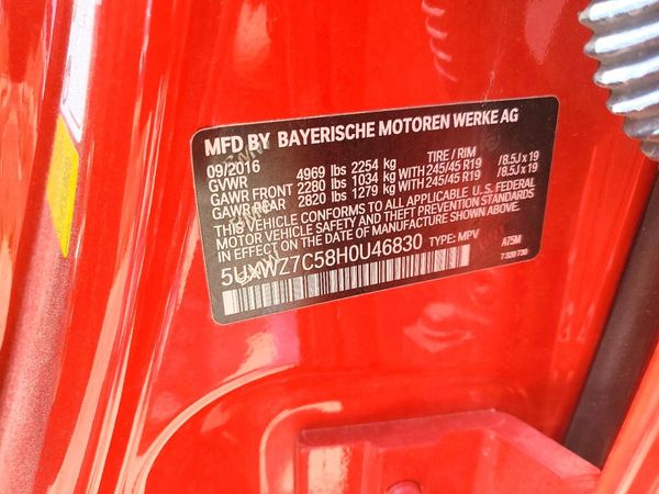 2017 BMW X3 sDrive28i
