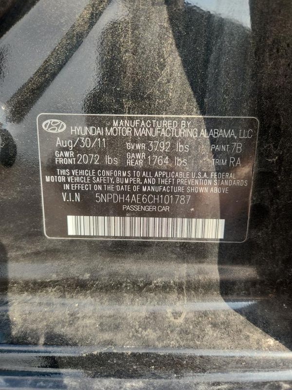 2012 HYUNDAI ELANTRA GLS(Middle grade)