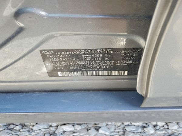 2013 HYUNDAI SONATA