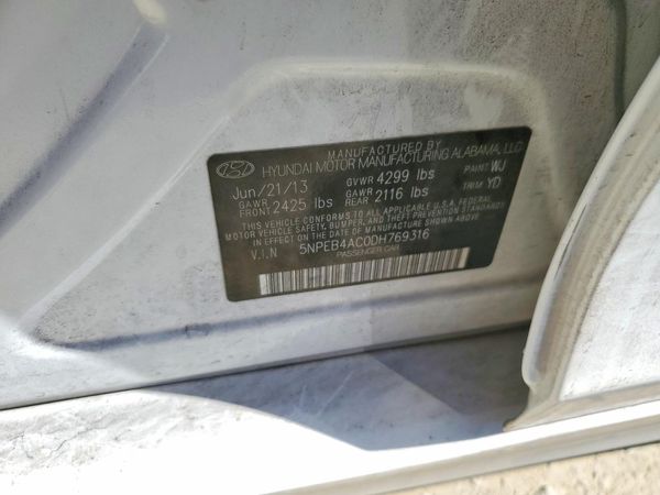 2013 HYUNDAI SONATA