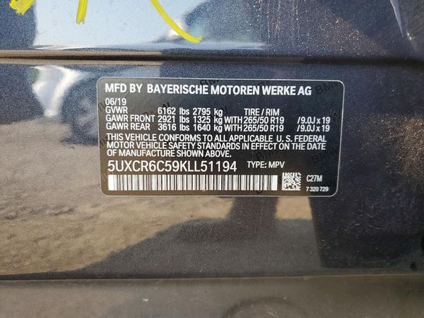 2019 BMW X5 xDrive40i