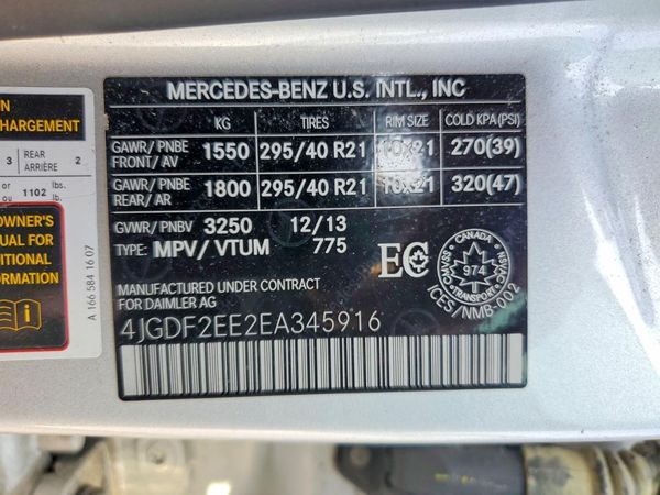 2014 MERCEDES-BENZ GL350 GL 350 BLUETEC 4MATIC