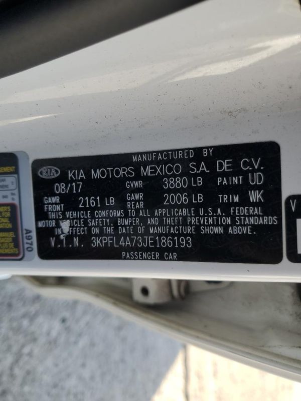 2018 KIA FORTE LX Pop,S,EX