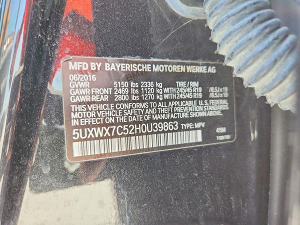 2017 BMW X3 xDrive35i