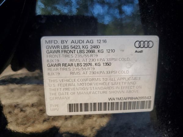 2017 AUDI Q5 quattro Premium Plus