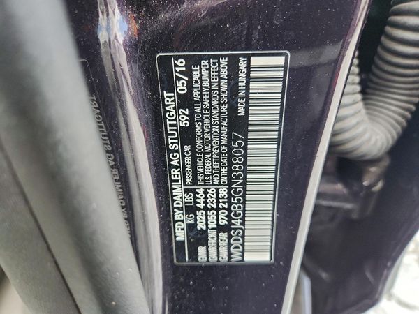 2016 MERCEDES-BENZ CLA CLA250-4M