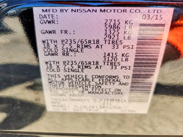 2015 INFINITI QX60