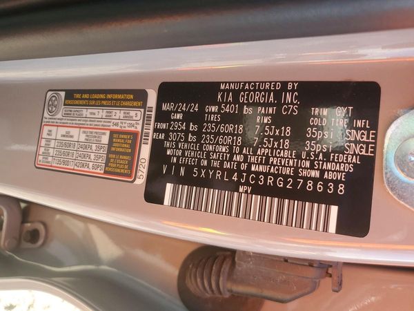 2024 KIA SORENTO S