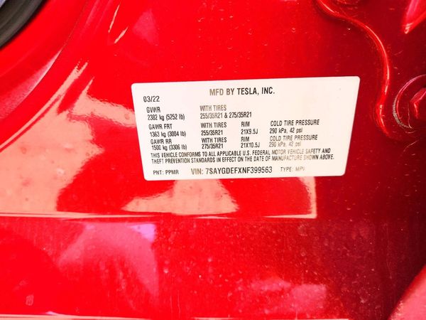 2022 TESLA MODEL Y