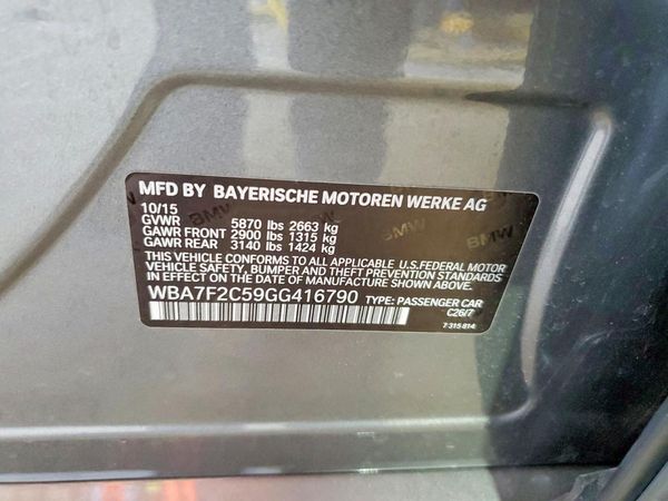 2016 BMW 750 xDrive