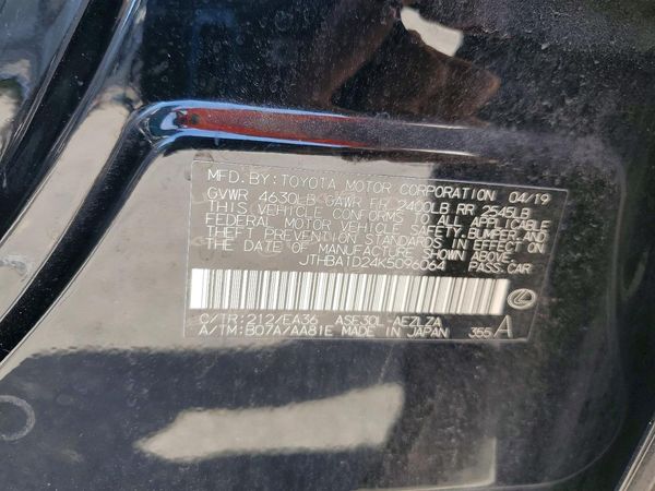 2019 LEXUS IS 300