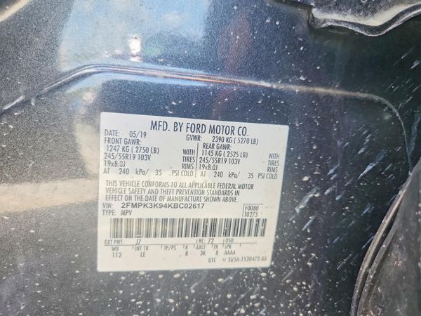 2019 FORD EDGE Titanium