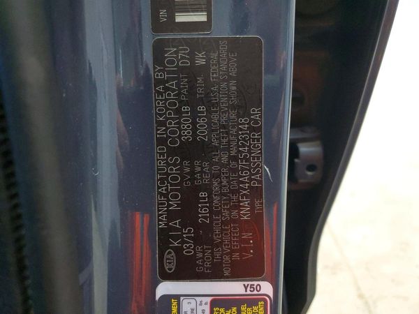 2015 KIA FORTE