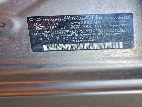 2014 HYUNDAI ELANTRA