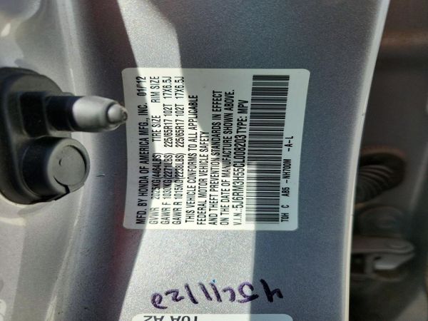 2012 HONDA CRV EX