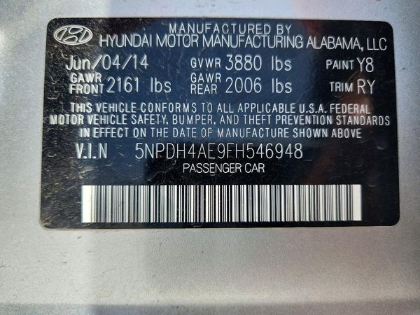 2015 HYUNDAI ELANTRA GLS(Middle)
