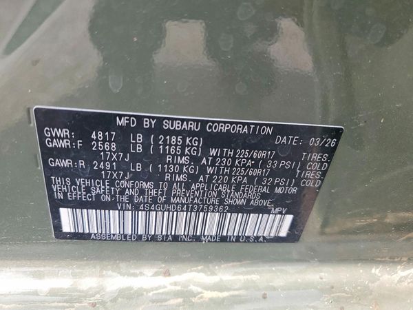 2026 SUBARU CROSSTREK Premium