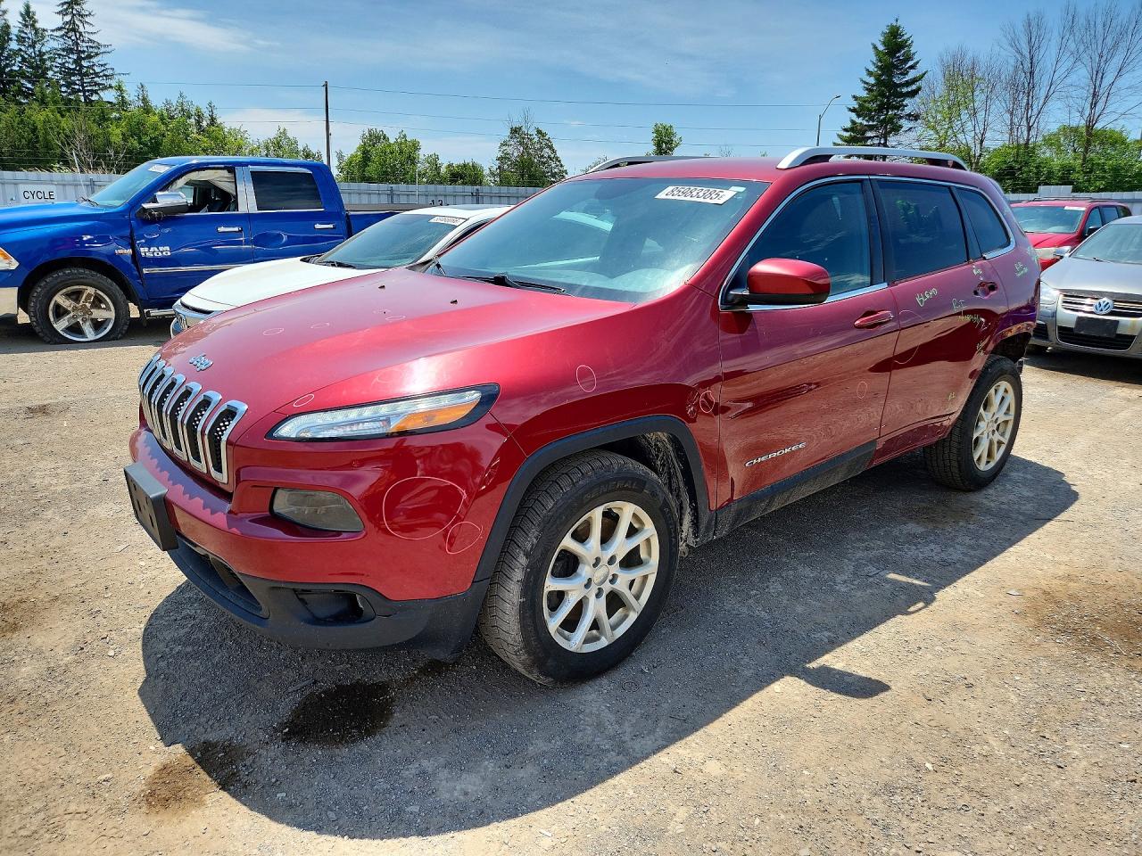 2016 JEEP CHEROKEE Latitude/Longitude/North
