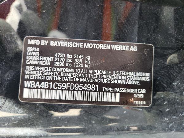 2015 BMW 435 Gran Coupe
