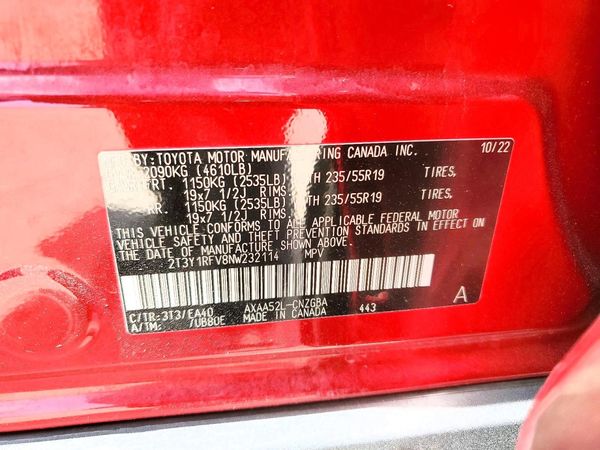2022 TOYOTA RAV4 Limited