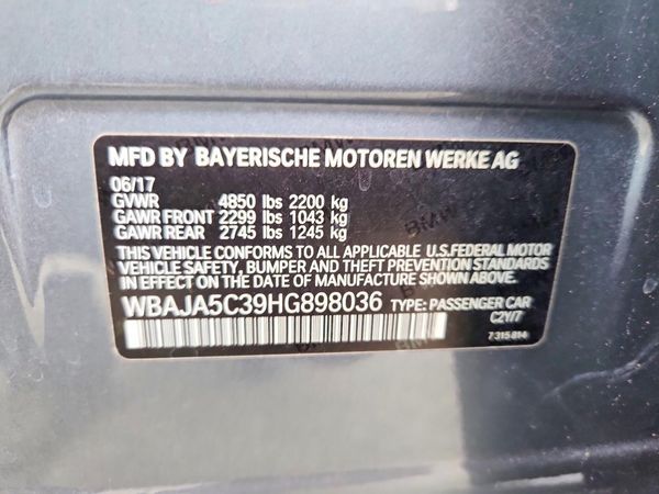 2017 BMW 530