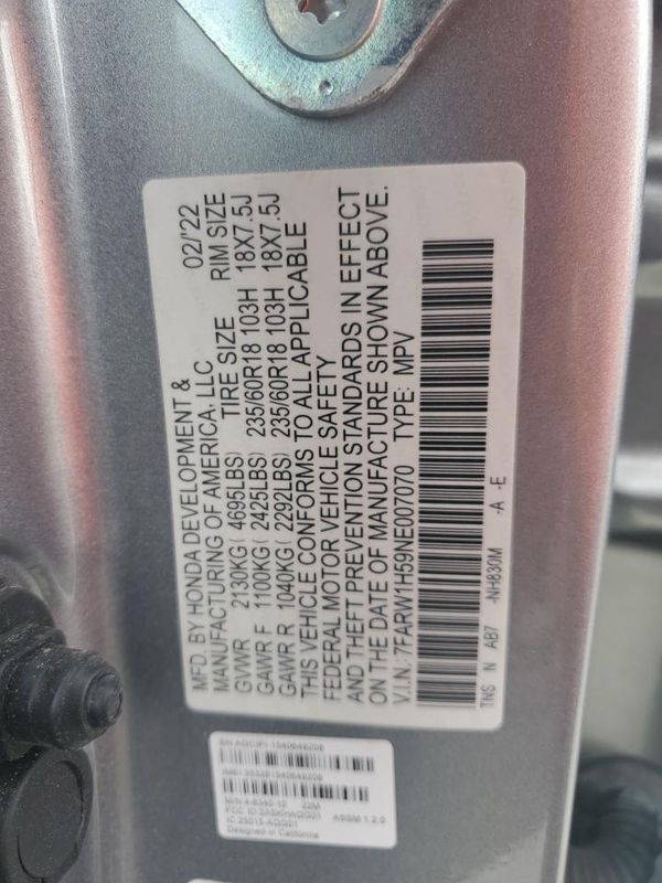 2022 HONDA CR-V EX