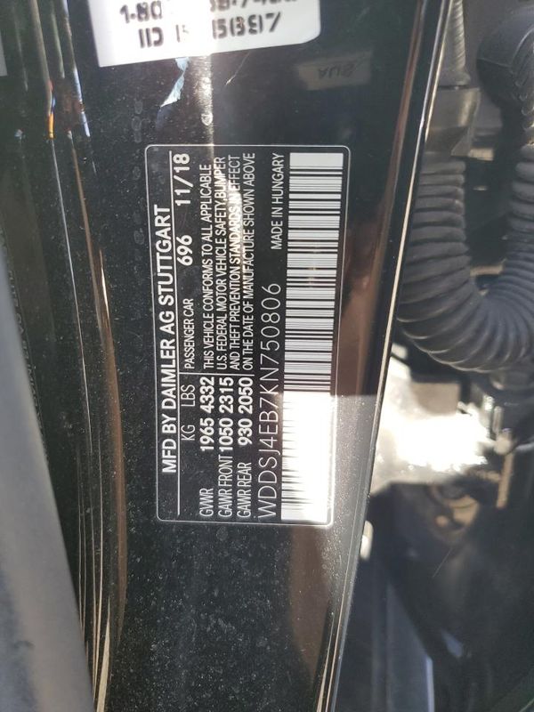 2019 MERCEDES-BENZ CLA CLA250