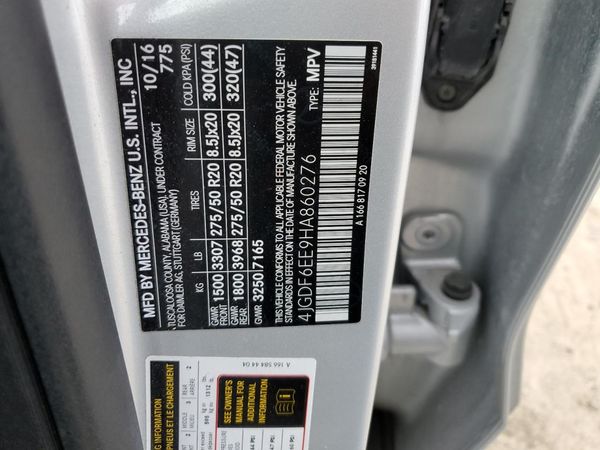 2017 MERCEDES-BENZ GLS GLS450-4M