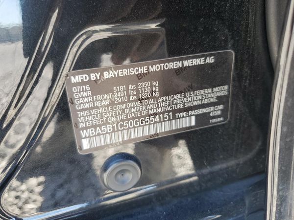 2016 BMW 535