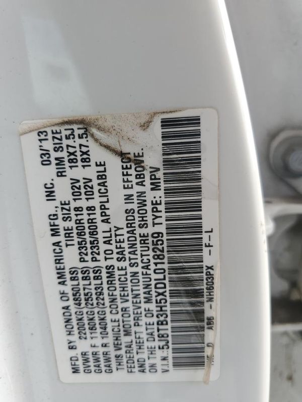 2013 ACURA RDX TECHNOLOGY