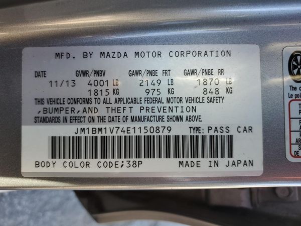 2014 MAZDA 3 Touring/GS