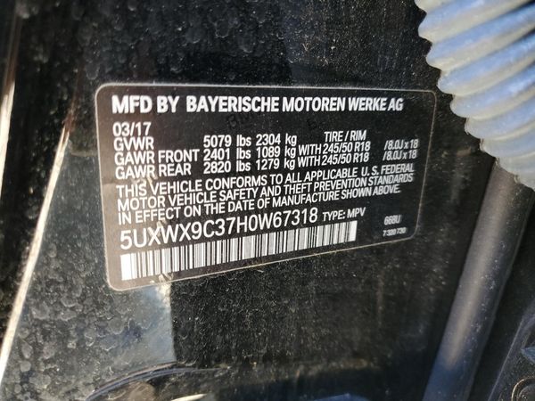 2017 BMW X3