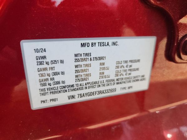 2024 TESLA MODEL Y