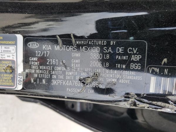 2018 KIA FORTE