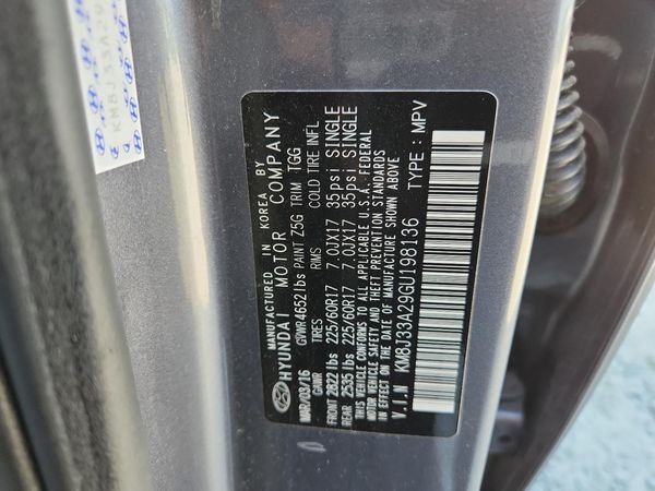 2016 HYUNDAI TUCSON