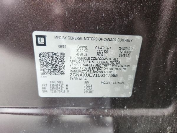 2020 CHEVROLET EQUINOX LT (1LT)