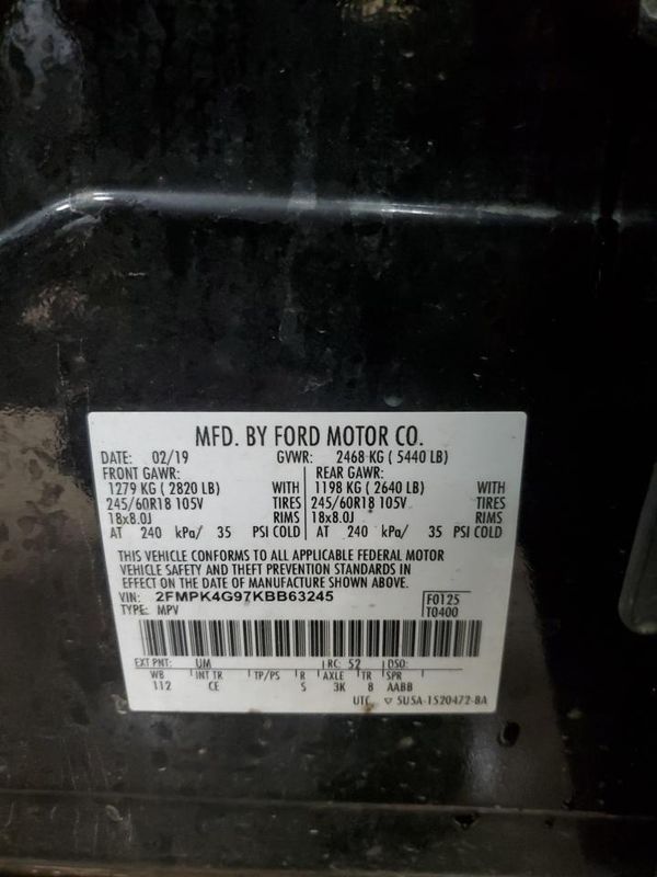 2019 FORD EDGE SE
