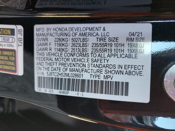 2021 ACURA RDX