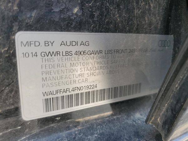 2015 AUDI A4 PREMIUM