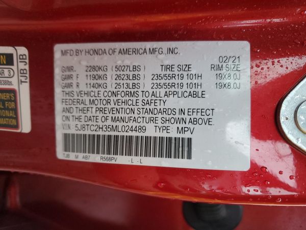 2021 ACURA RDX