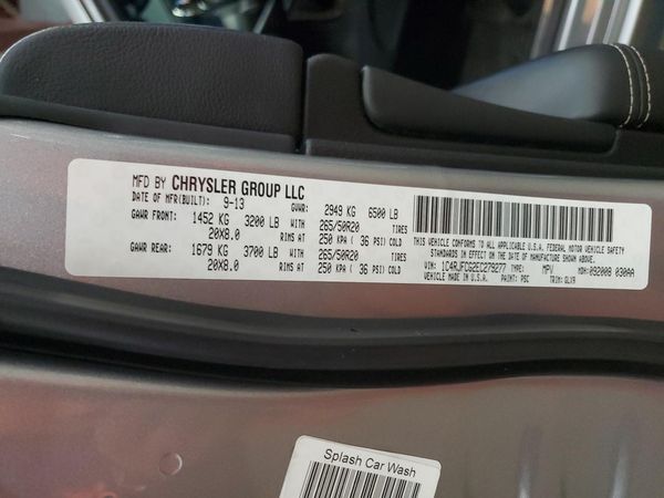 2014 JEEP GRAND CHER Overland