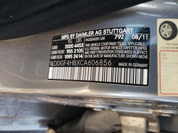 2012 MERCEDES-BENZ C C250