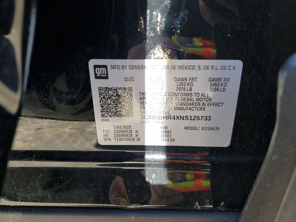 2022 CHEVROLET BLAZER 2LT