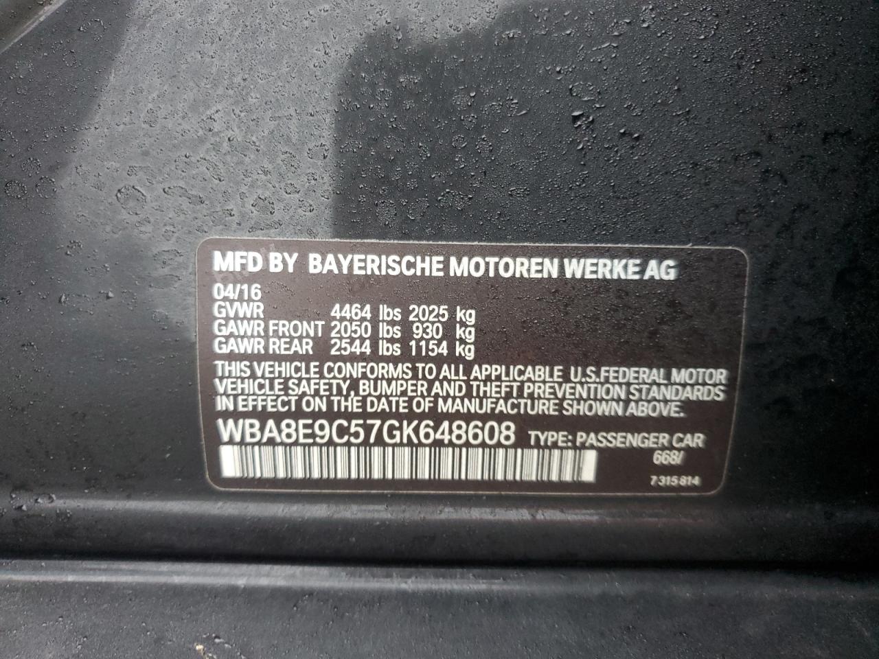 2016 BMW 328