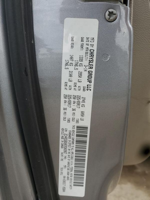 2014 DODGE GRAND CARAVAN SE