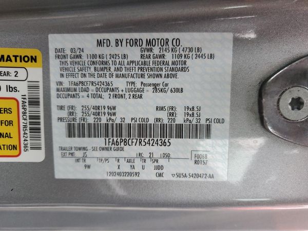2024 FORD MUSTANG