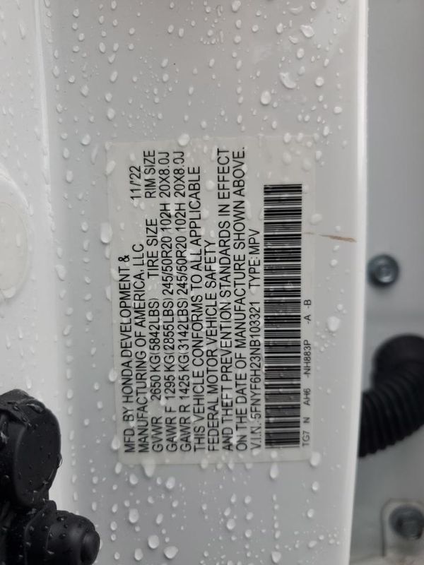 2022 HONDA PILOT SE