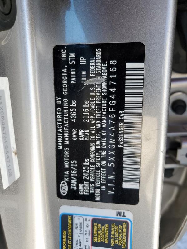 2015 KIA OPTIMA LX