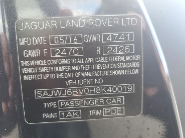2017 JAGUAR F-TYPE