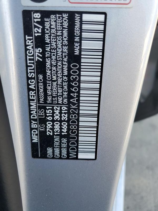 2019 MERCEDES-BENZ S-CLASS